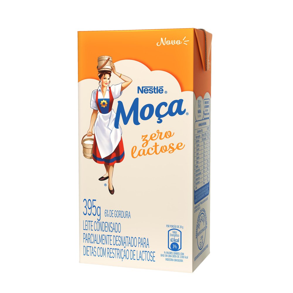 Leite Condensado Moça Zero Lactose Caixinha 395g