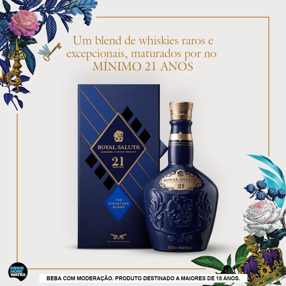 Whisky Royal Salute 21 anos The Signature Blend Escocês - 700 ml