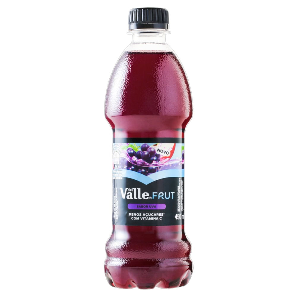 Bebida Com Suco Del Valle Frutt Uva 450ml Pet