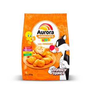 Empanado Frango Aurora Auroggets Kids Cenoura 275g