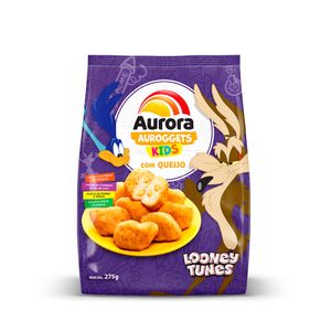 Empanado Frango Aurora Auroggets Kids Queijo 275gEmpanado Frango Aurora Auroggets Kids Queijo 275g