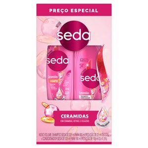 Shampoo 300ml E Condicionador 190ml Seda Ceramidas