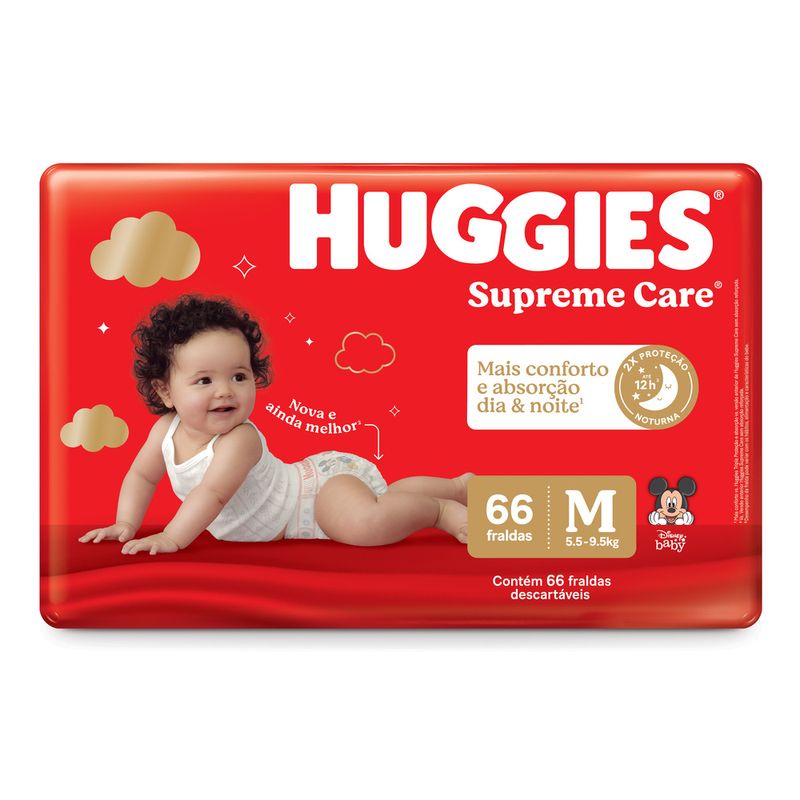 FRALDA-HUGGIES-SUPR-CARE-M-C-66