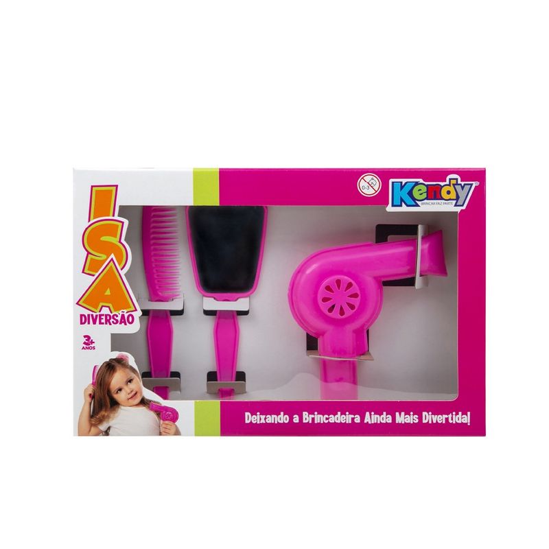 BRINQ-KIT-SECADOR-PENTE-ESCOVA-ISA-KENDY