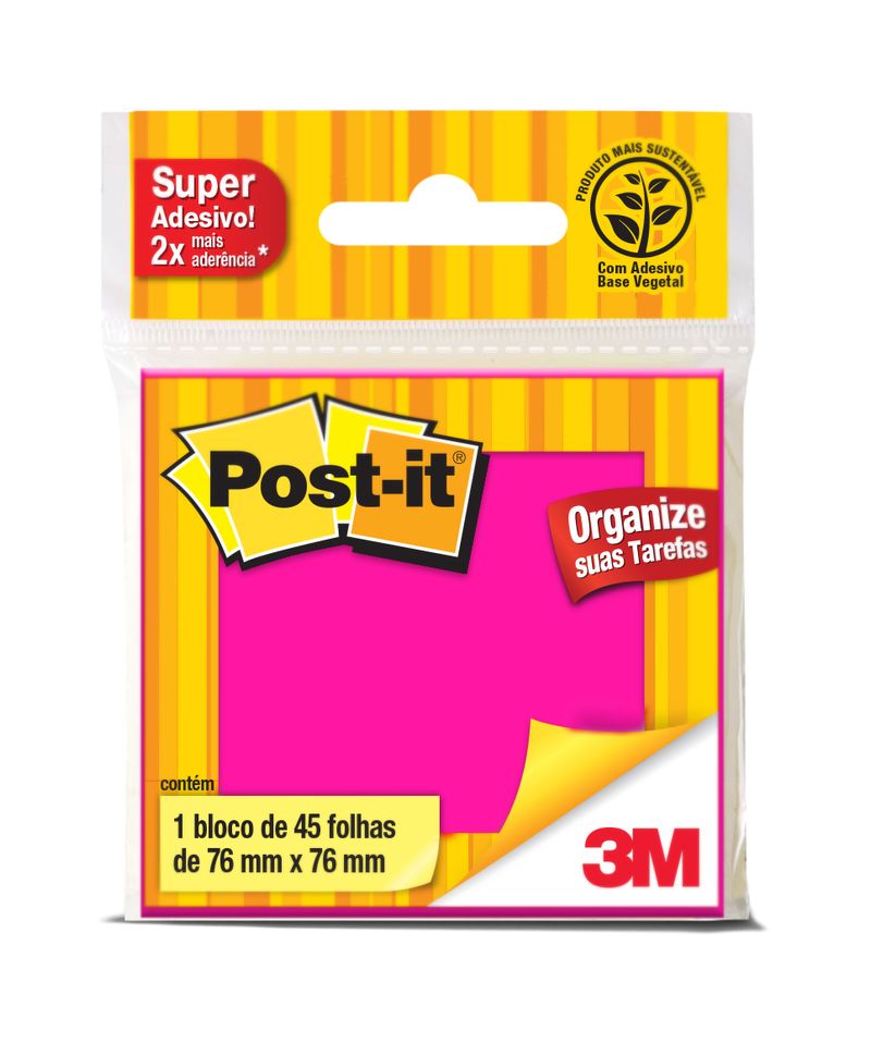 BLOCO-ADES-POST-IT-76X76MM-45F-ROSA