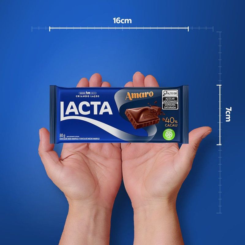 CHOC-LACTA-80G-TAB-AMARO-40--CACAU