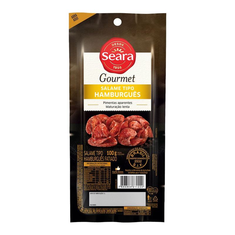 SALAME-HAMB-SEARA-100G-FAT