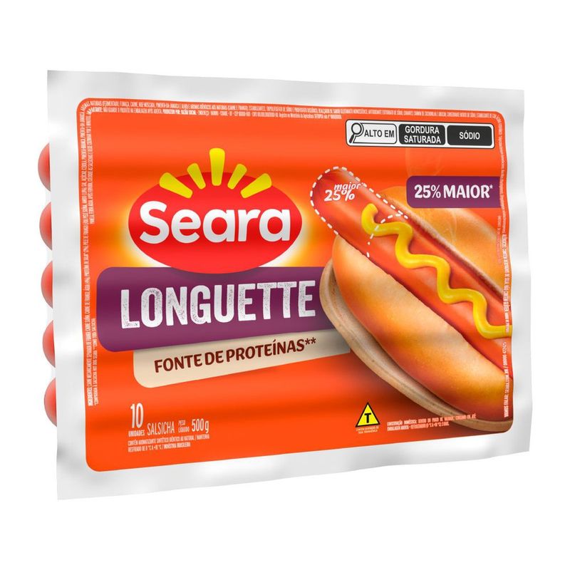 SALSICHA-LONGUETE-SEARA-500G