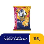 Salgadinho Club Social Snack Queijo Parmesão 115g