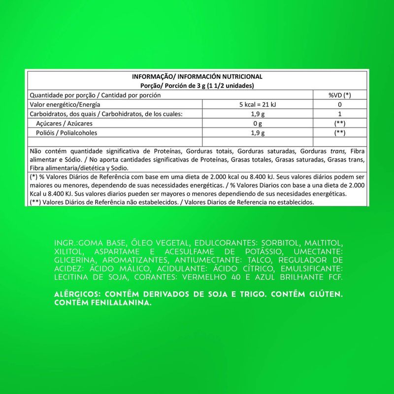 GOMA-MASC-TRIDENT-14S-252G-MELANCIA