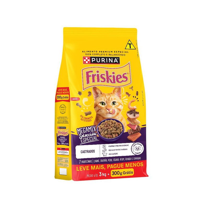 ALIM-GAT-FRISKIES-3KG-GTS-300G-MEGAMIX