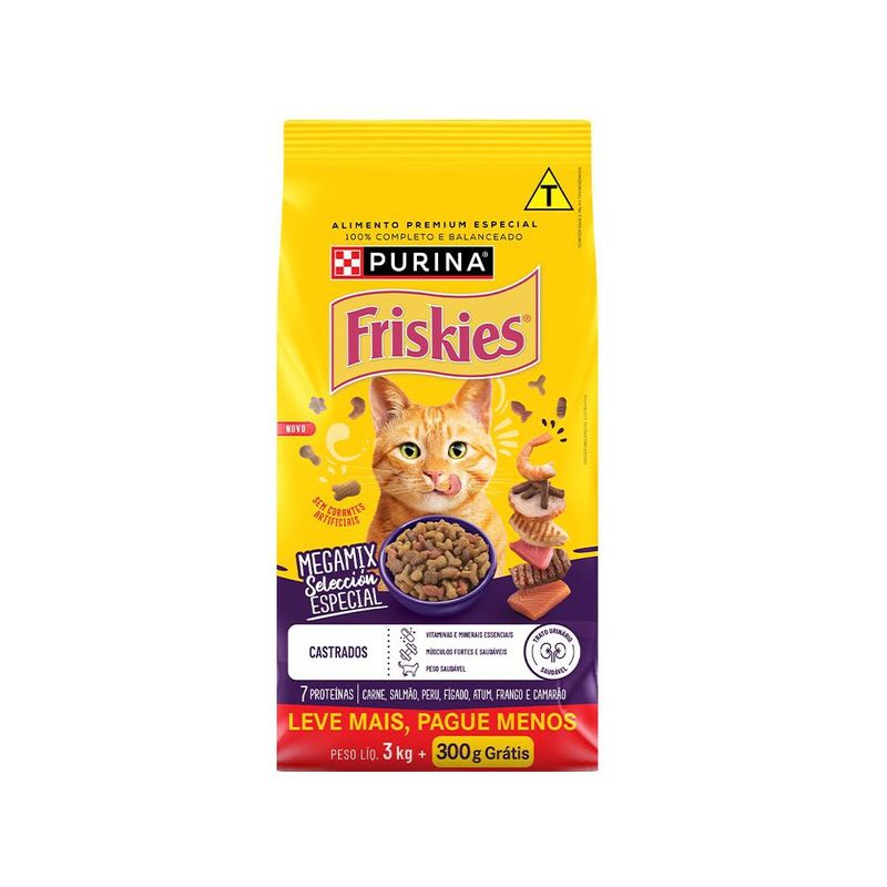 ALIM-GAT-FRISKIES-3KG-GTS-300G-MEGAMIX