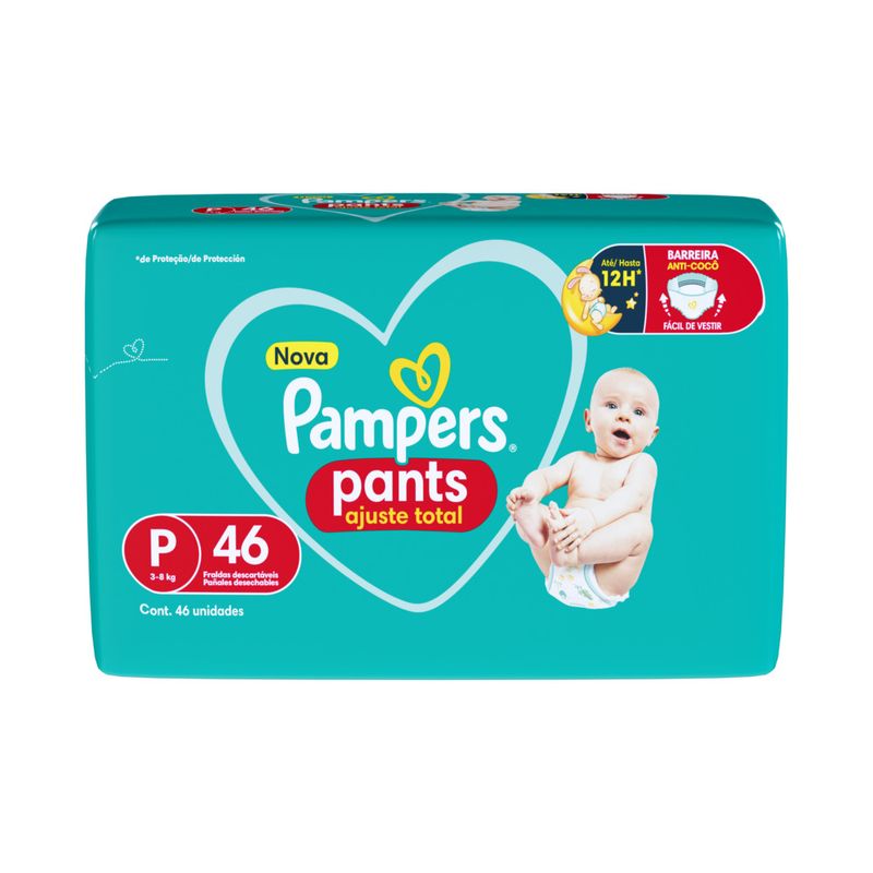 FRALDA-PAMPERS-PANTS-AJUST-TOT-C-46-P