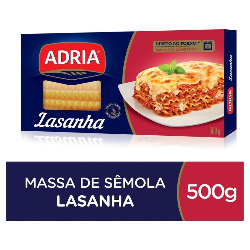 MASS-LASANHA-ADRIA-500G