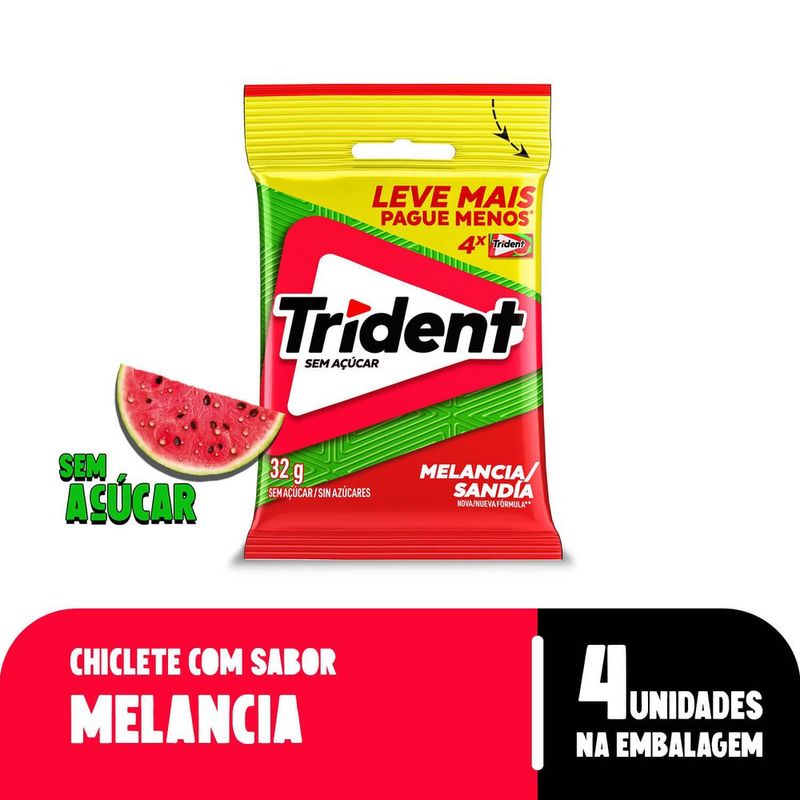 GOMA-MASC-TRIDENT-C-4-MELANCIA