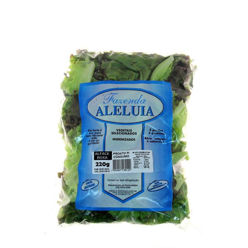 ALFACE-ROXA-ALELUIA-220G