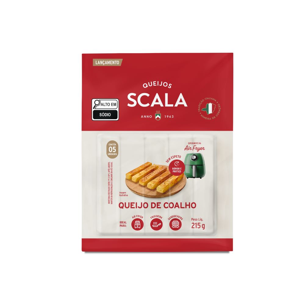 Queijo Coalho Scala Sem Espeto 215g