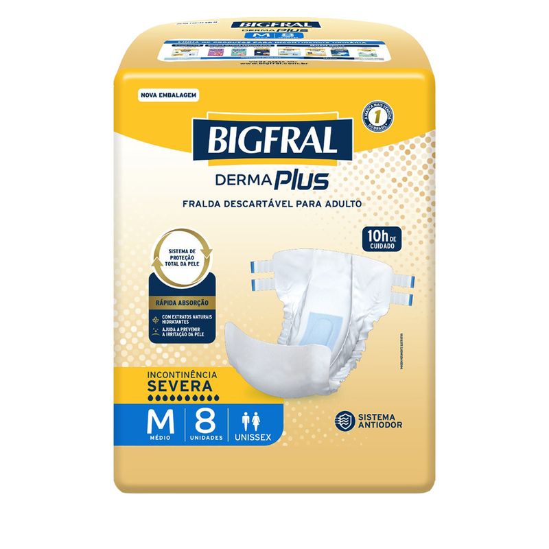 FRALDA-INCON-BIGFRAL-DERMA-PLUS-C-8-M