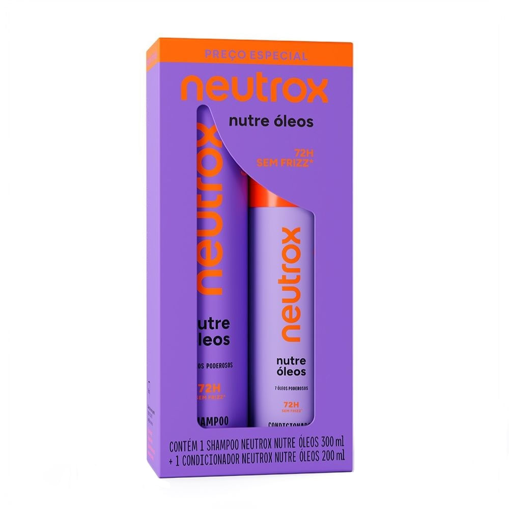 Shampoo 300ml + Condicionador Neutrox 200ml Nutre Oléos Preço Especial
