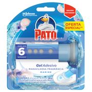 Gel Adesivo Sanitário Pato 6 Discos Marine Grátis Aplicador