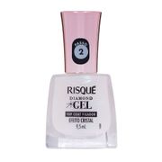 Esmalte Risqué Diamond Gel Top Coat Efeito Cristal 9,5ml