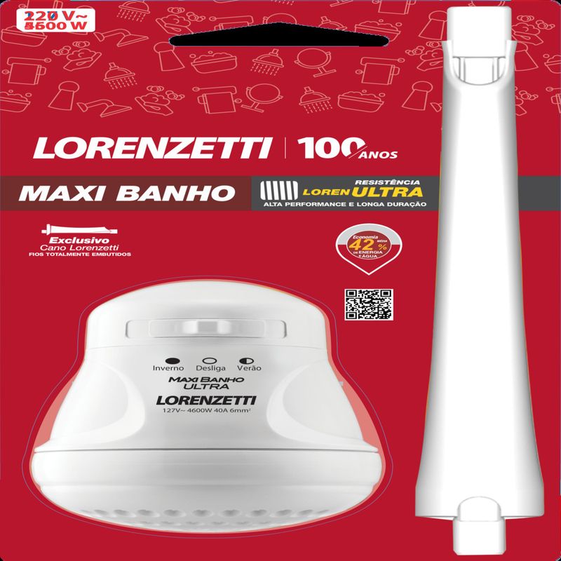 DUCHA-LORENZETTI-MAXI-BANHO-C-CANO-220V