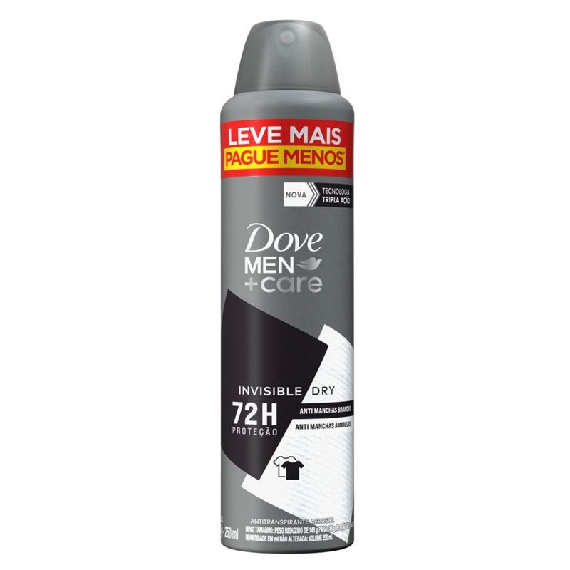 DEO-AER-DOVE-MEN-250ML-L-P--INVISIBLE-DRY