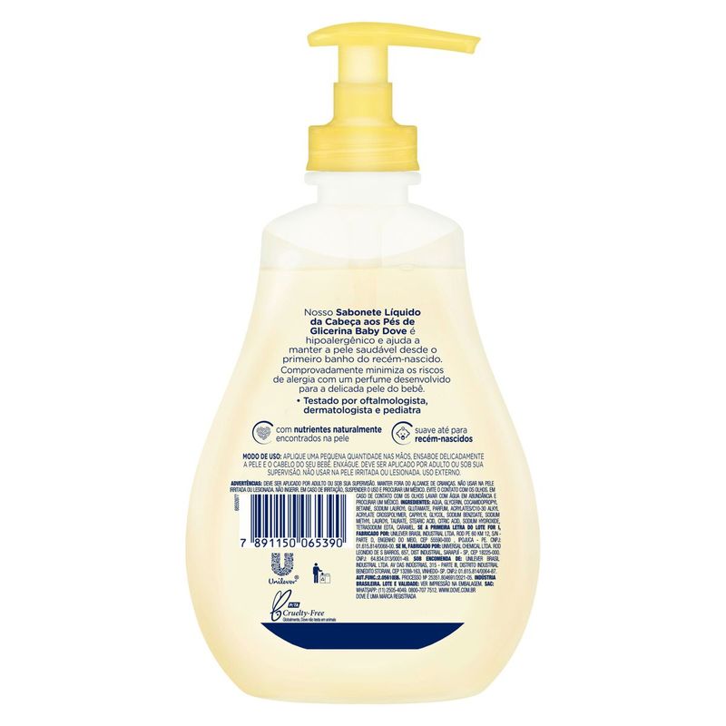 SABON-LIQ-DOVE-BABY-400ML-GLICERINADA
