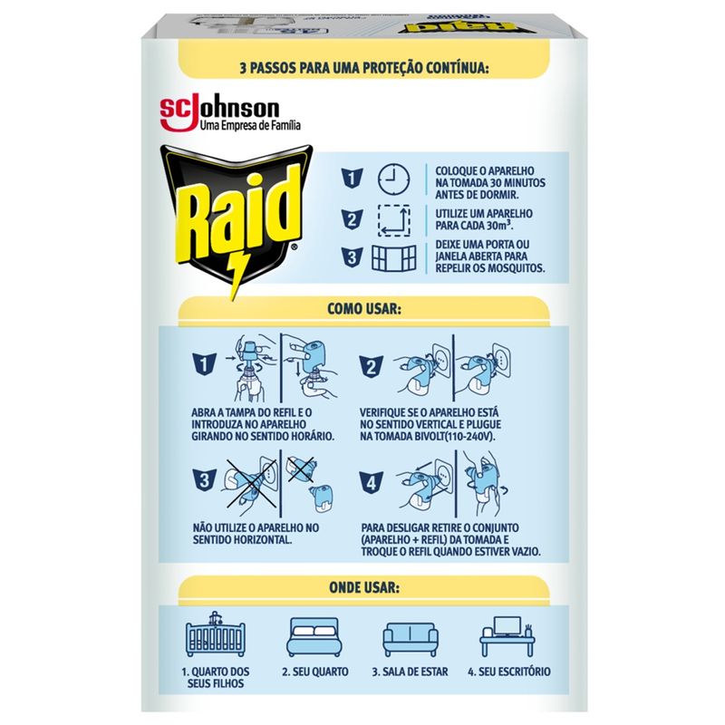 INSET-ELET-RAID-45NOIT-REFIL-CITRONELA