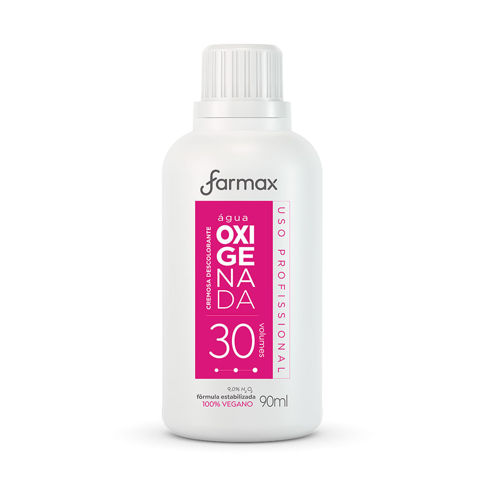 Água Oxigenada Cremosa Farmax 30 Volumes 90ml