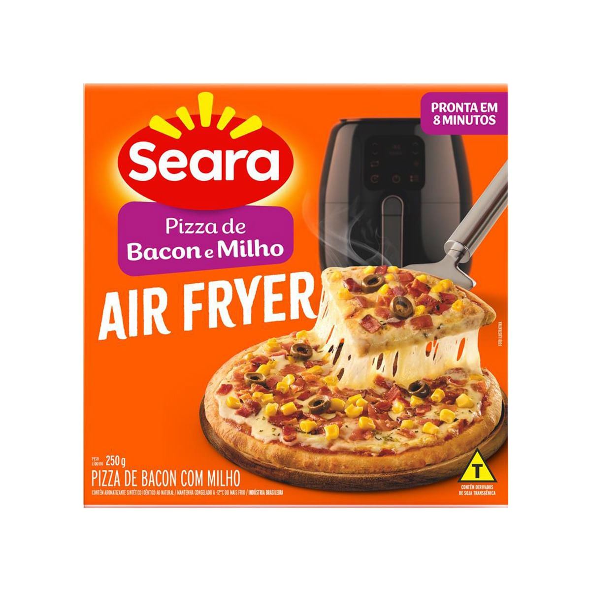 Pizza Seara Bacon com Milho Air Fryer 250g