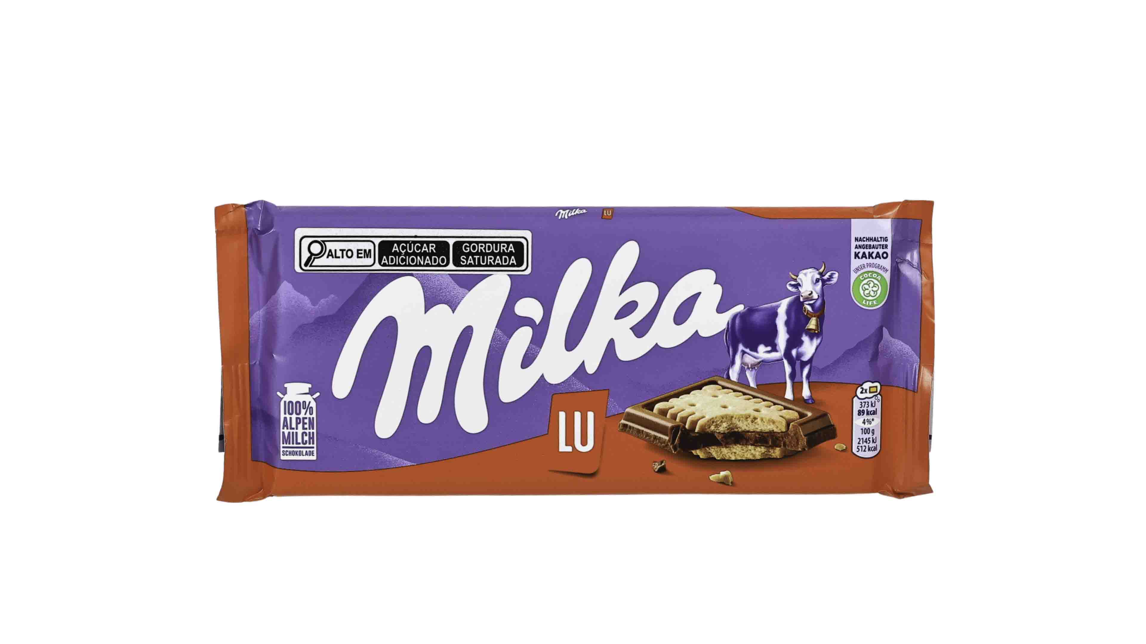 Chocolate Milka Biscoito 87g Tablete