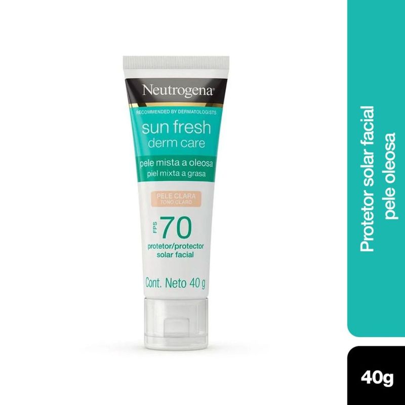 PROT-SOL-FAC-NEUTROGENA-SUN-FPS70-PELE-CLARA-40G