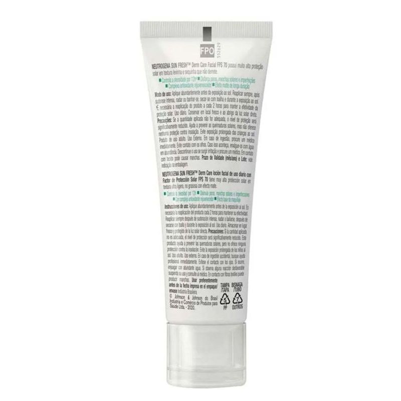 PROT-SOL-FAC-NEUTROGENA-SUN-FPS70-PELE-CLARA-40G