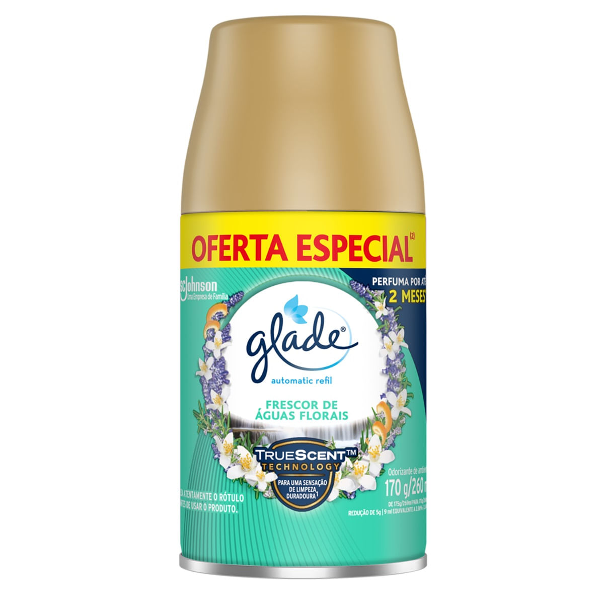 Desodorizador Glade Automatic Spray Refil Frescor de Águas F