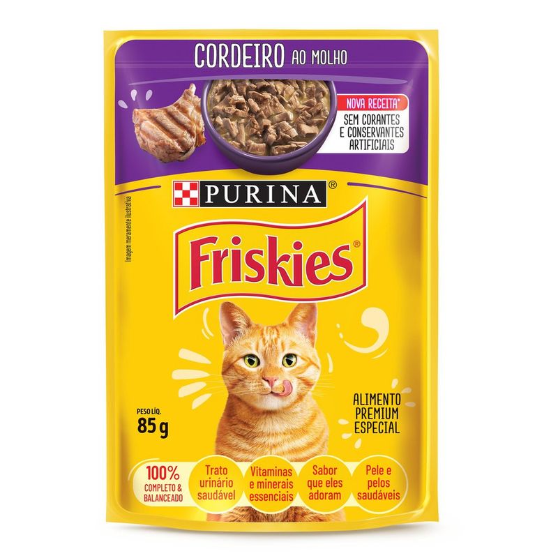 ALIM-GAT-FRISKIES-85G-SAC-AO-MOLH-CORDEIRO