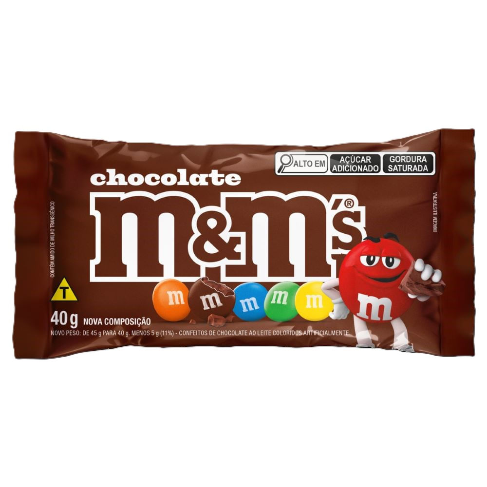 Chocolate confeito M&Ms 40g