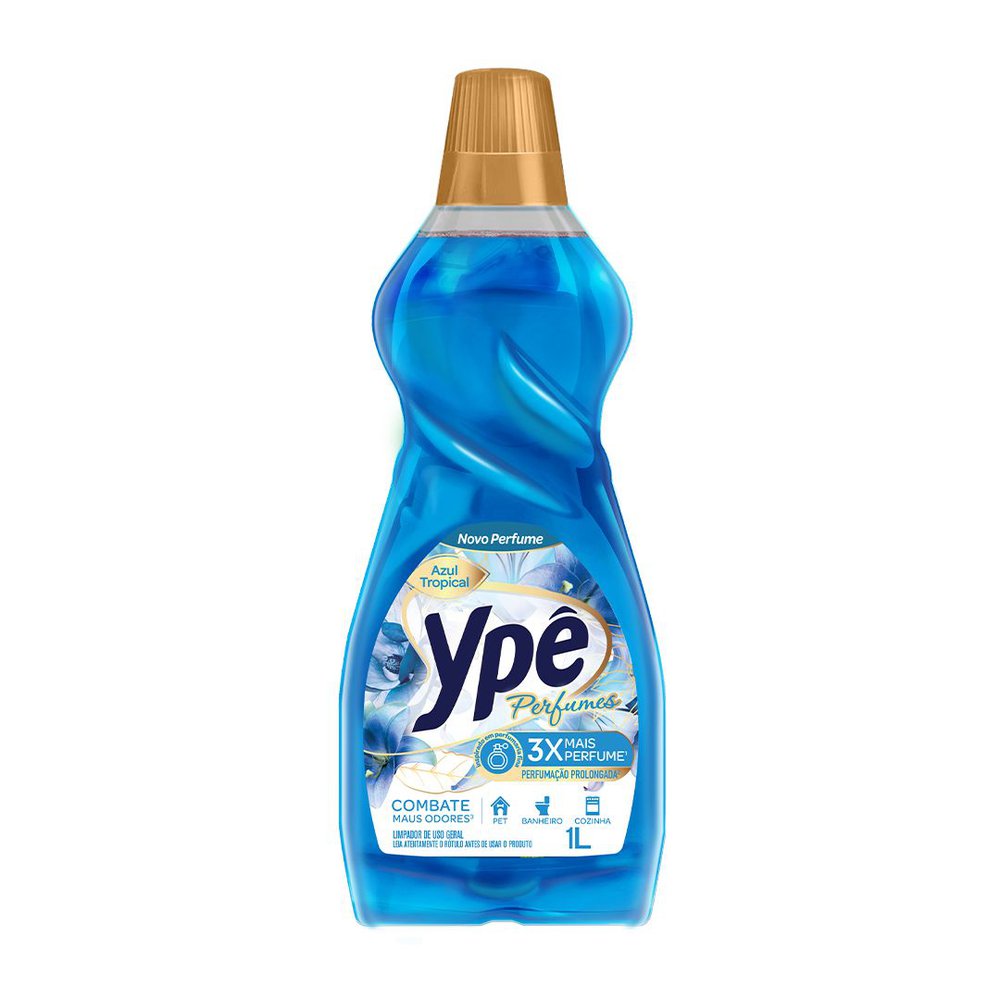 Limpador Perfumado Ypê Premium Azul Tropical 1L