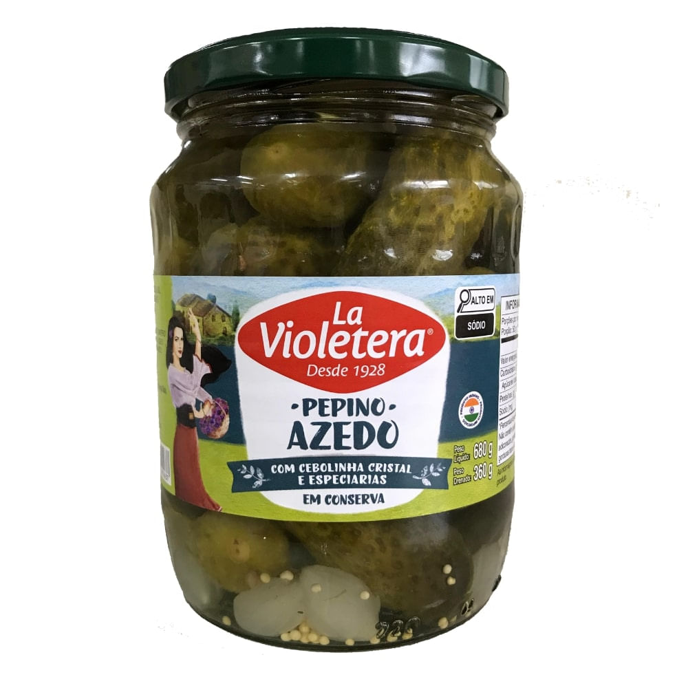 Pepino em Conserva La Violetera 360g
