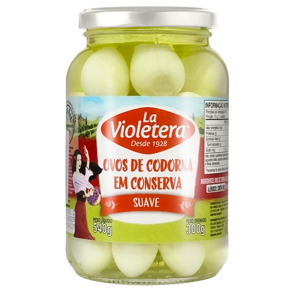 Ovo de Codorna Conservado La Violetera 300g