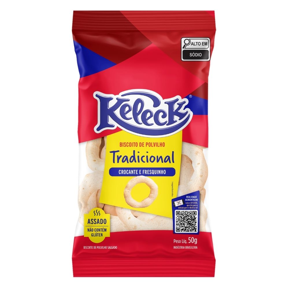 Biscoito Polvilho Keleck Tradicional 50g