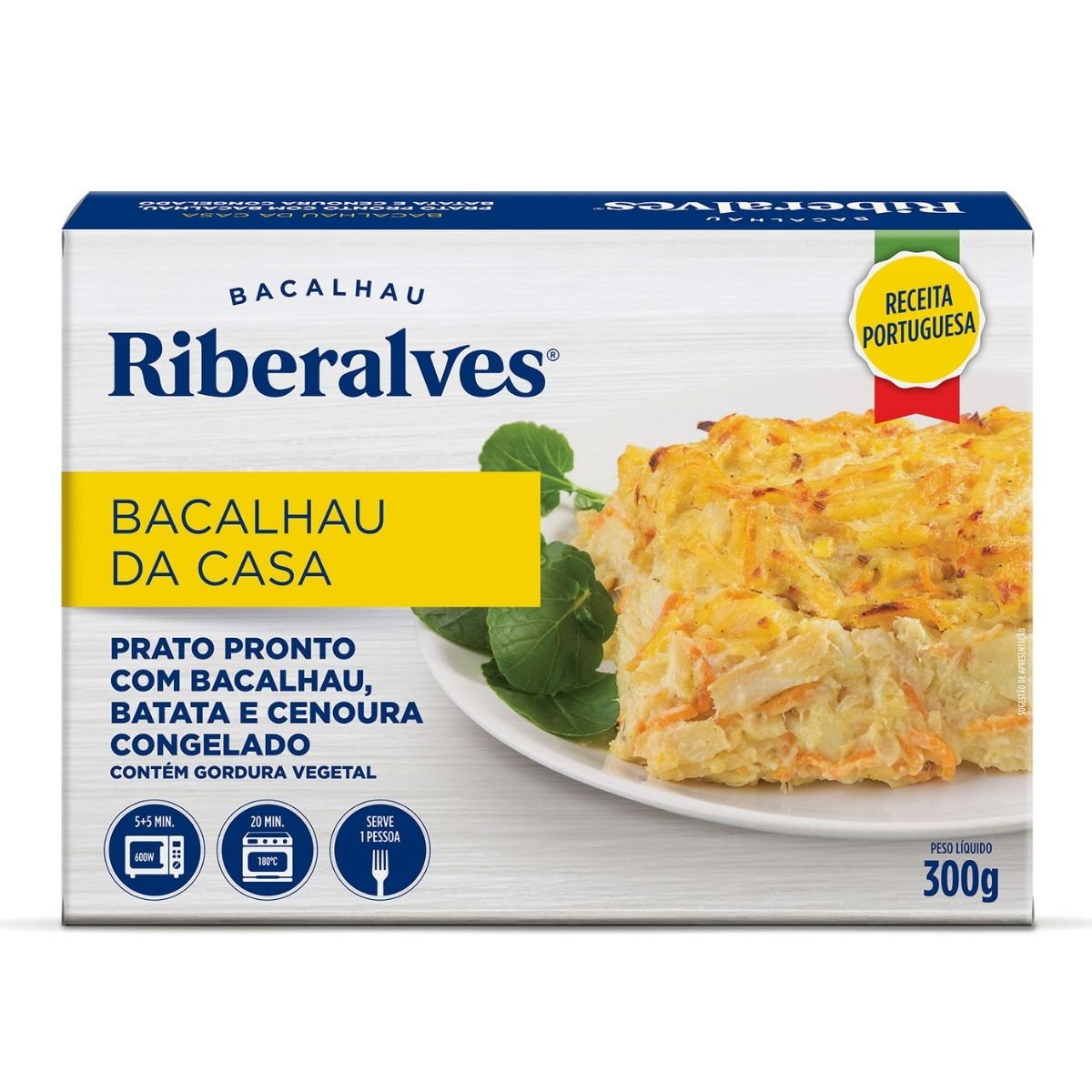 Prato pronto Bacalhau da Casa Riberalves 300g