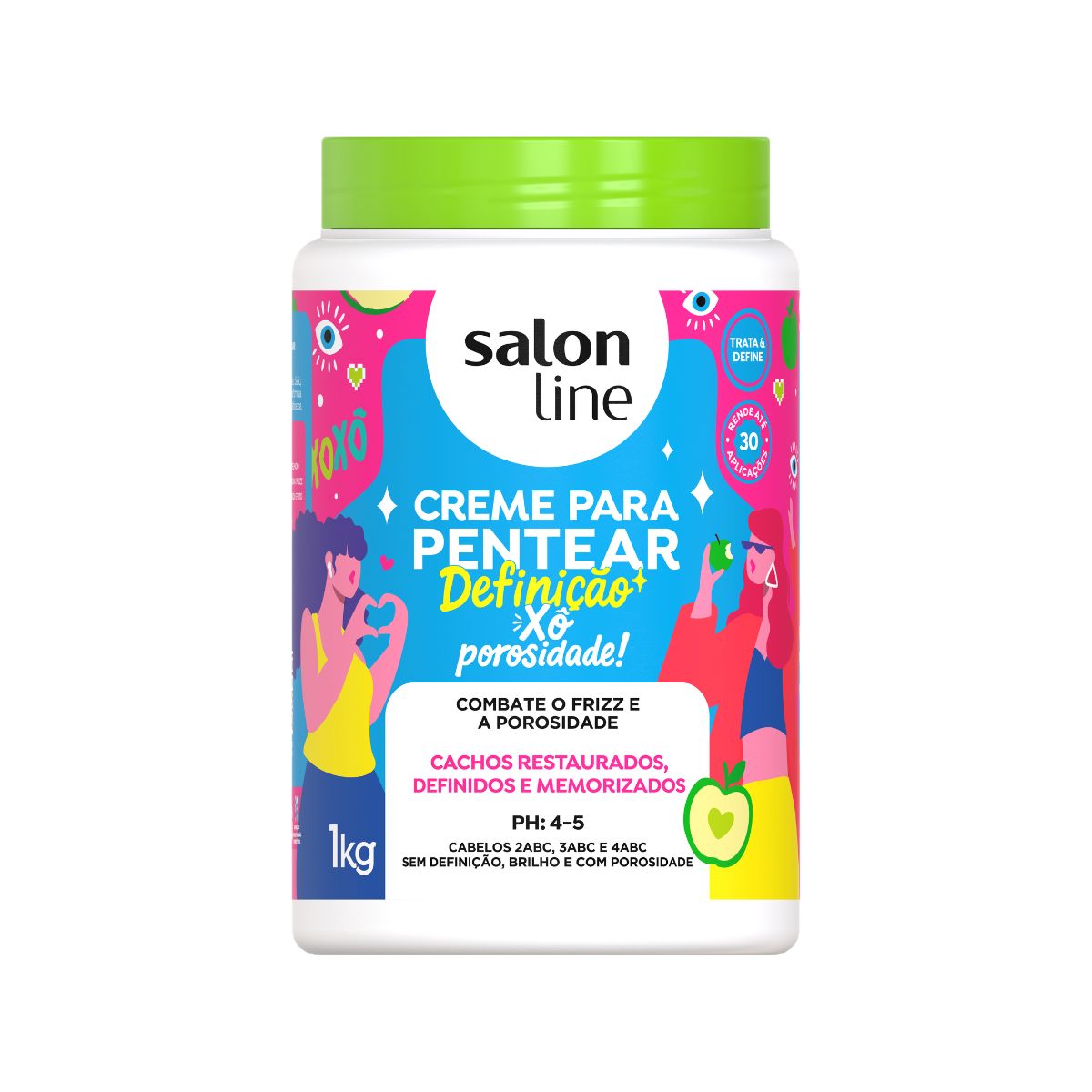 Creme para Pentear Salon Line Definição 1kg Xô Porosidade