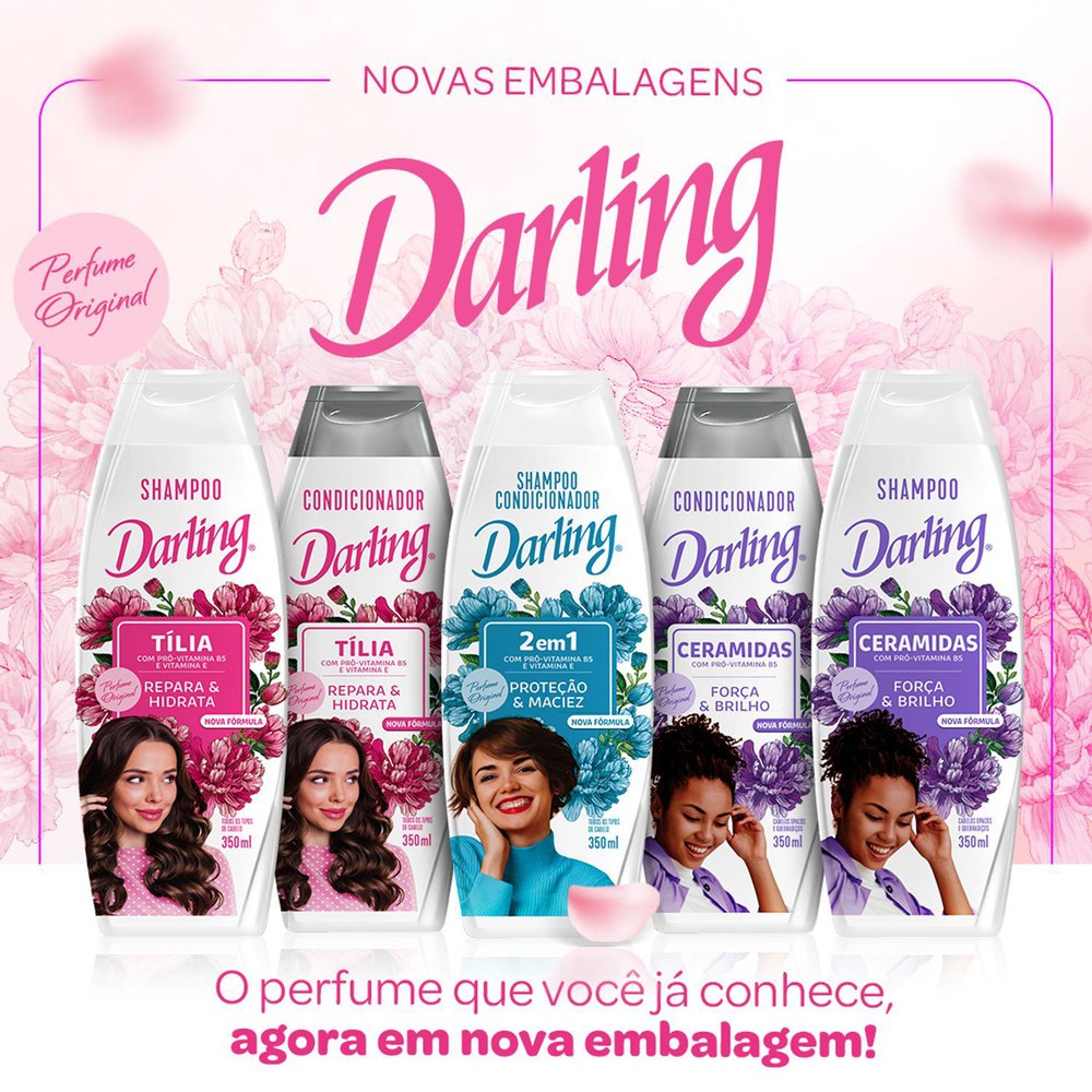 Shampoo Darling 2 em 1 650ml