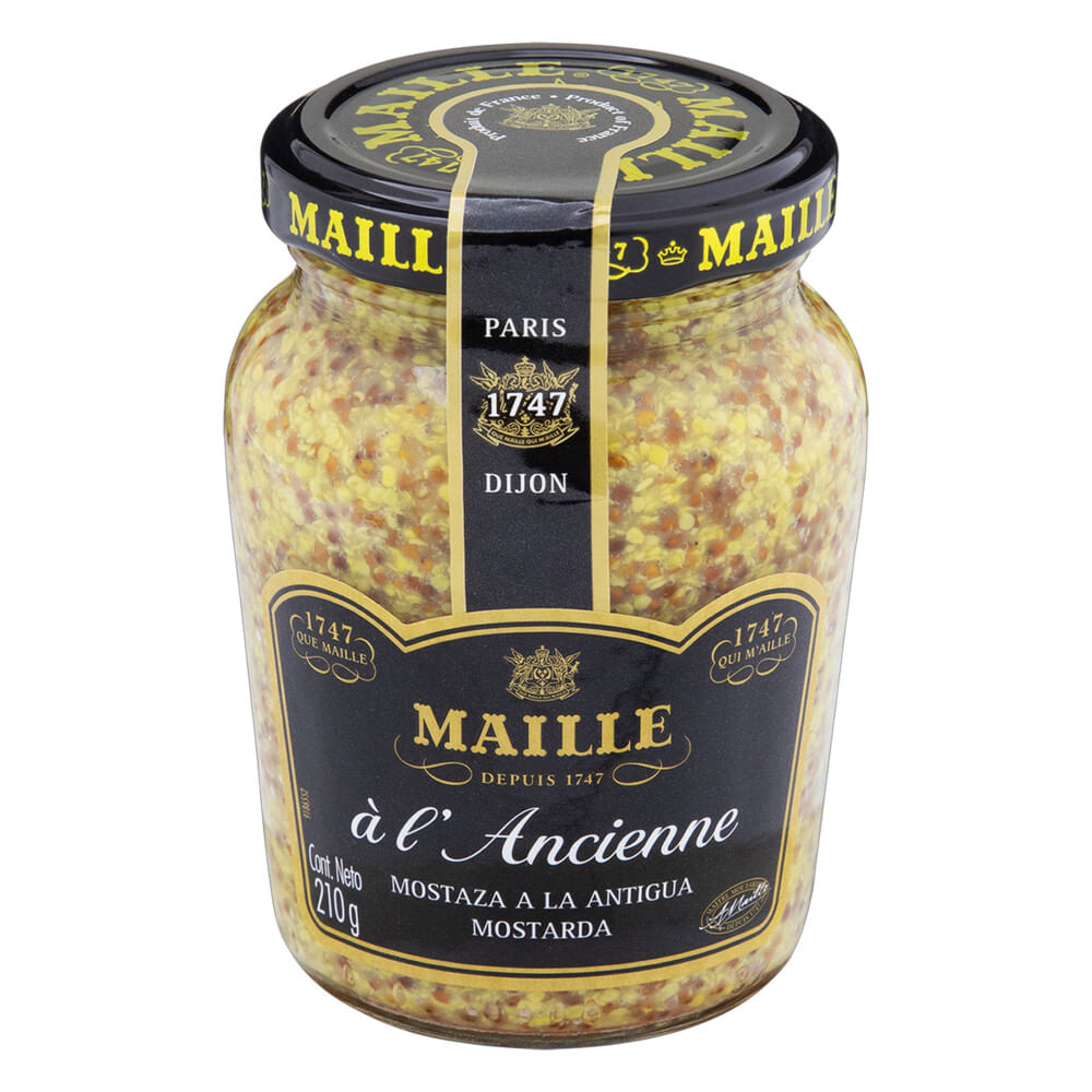 Mostarda Francesa Maille 210g Moda Antiga