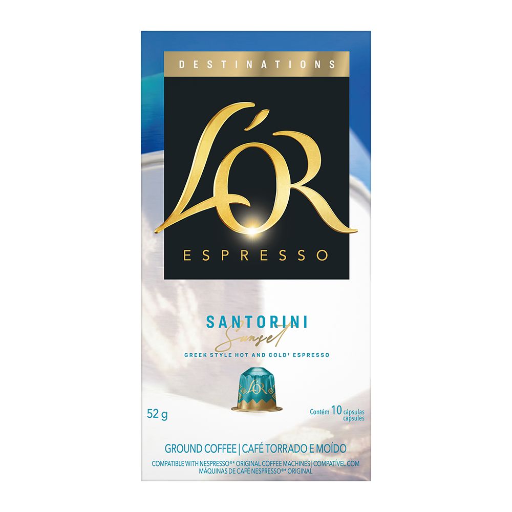 Cápsula Café Lor Expresso Santorini Sunset Com 10 Unidades