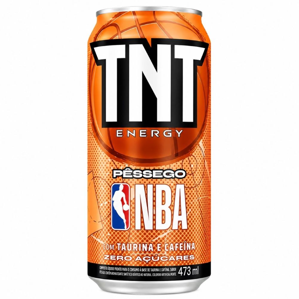 Energético TNT Zero Açúcar Pêssego 473ml Lata