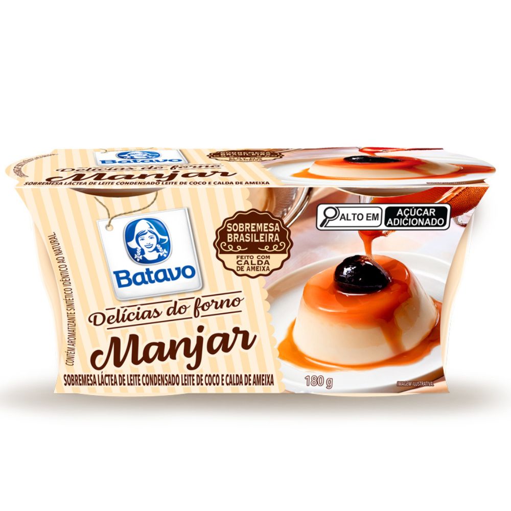Sobremesa Manjar Coco Batavo 180g
