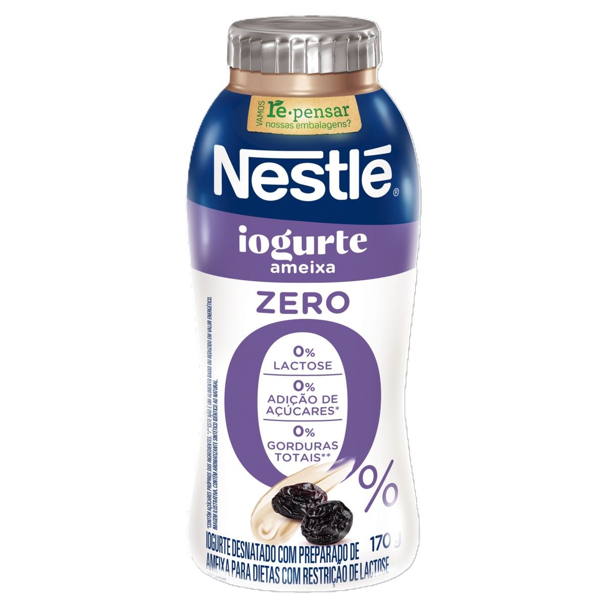 Iogurte Líquido Nestlé Zero Ameixa 170g