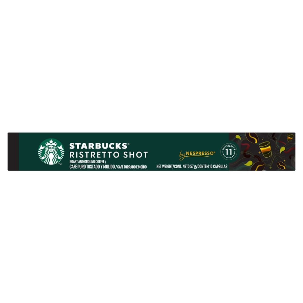 Cápsula de café Starbucks com 10 unidades Ristretto